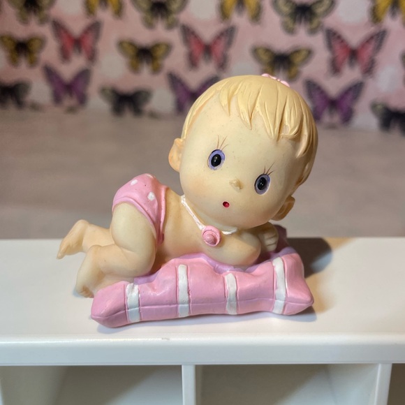 ⚡️5/$25- Vintage Rubens Nursery Teddy 🍼👶Planter - Picture 10 of 11